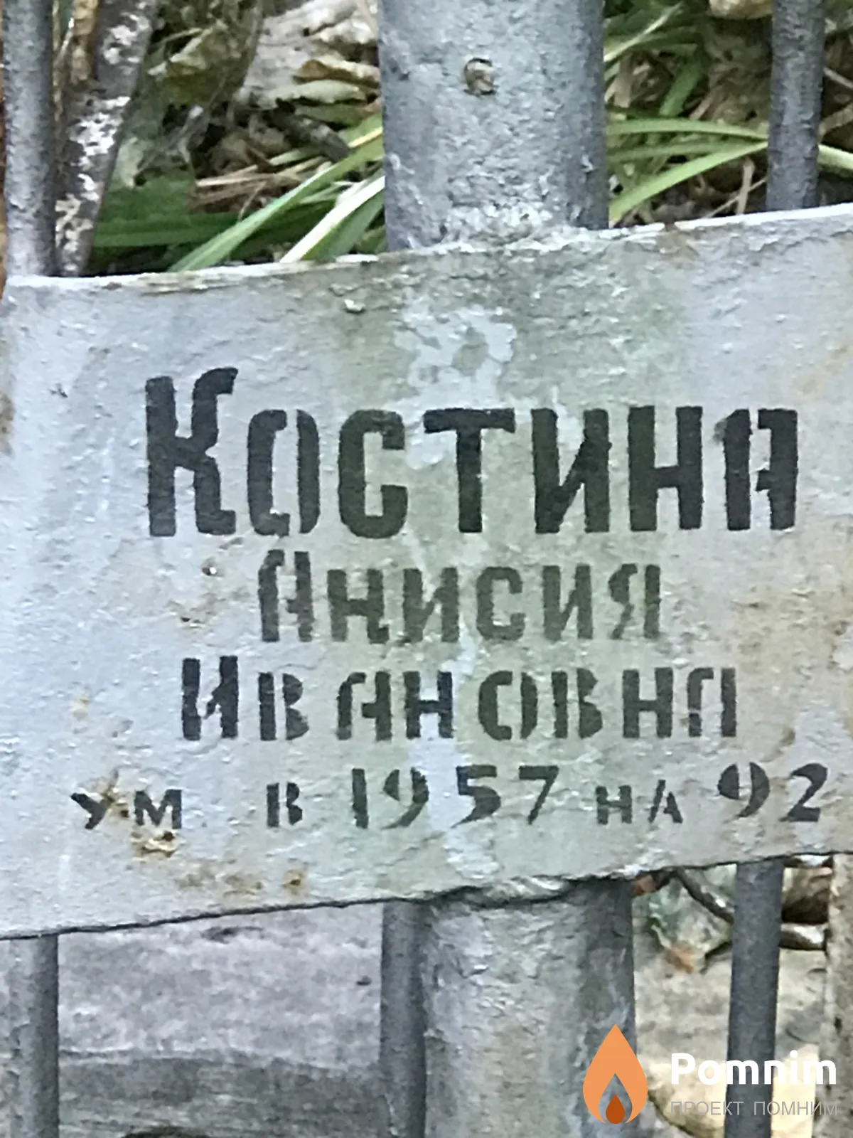 Костина Анисия Ивановна