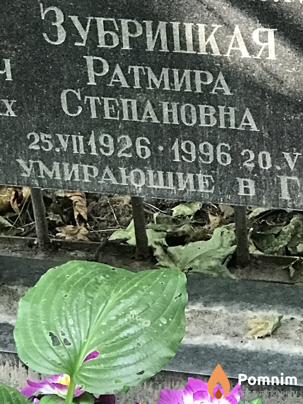 Зубрицкая Ратмира Степановна