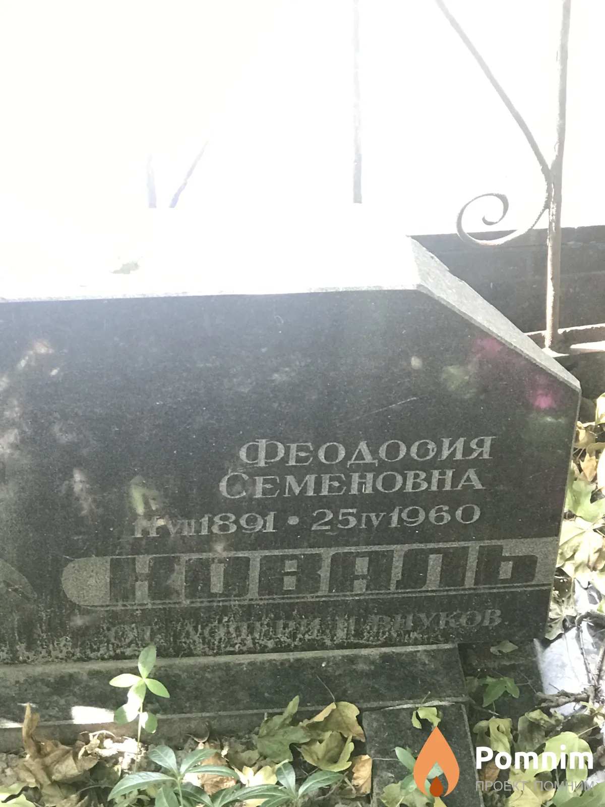 Коваль Феодосия Семёновна