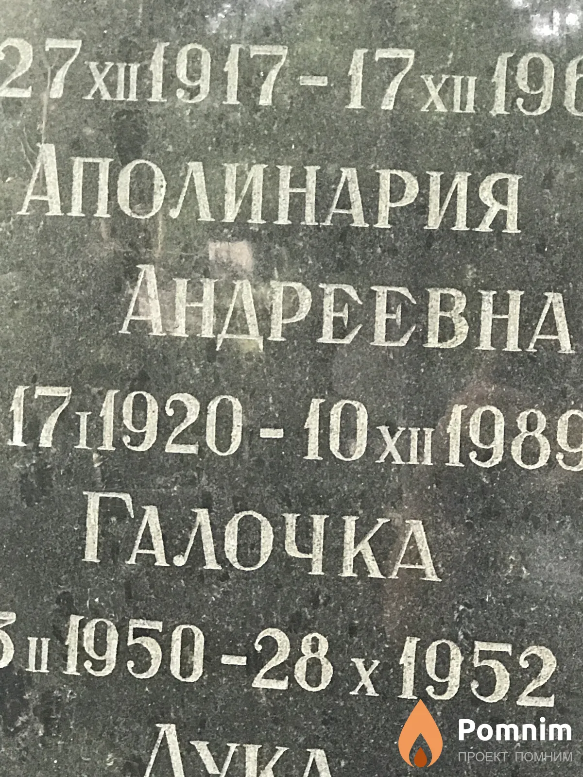 Василюк Аполинария Андреевна