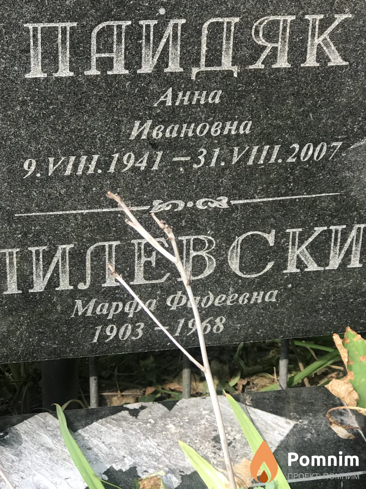 Пайдяк Анна Ивановна