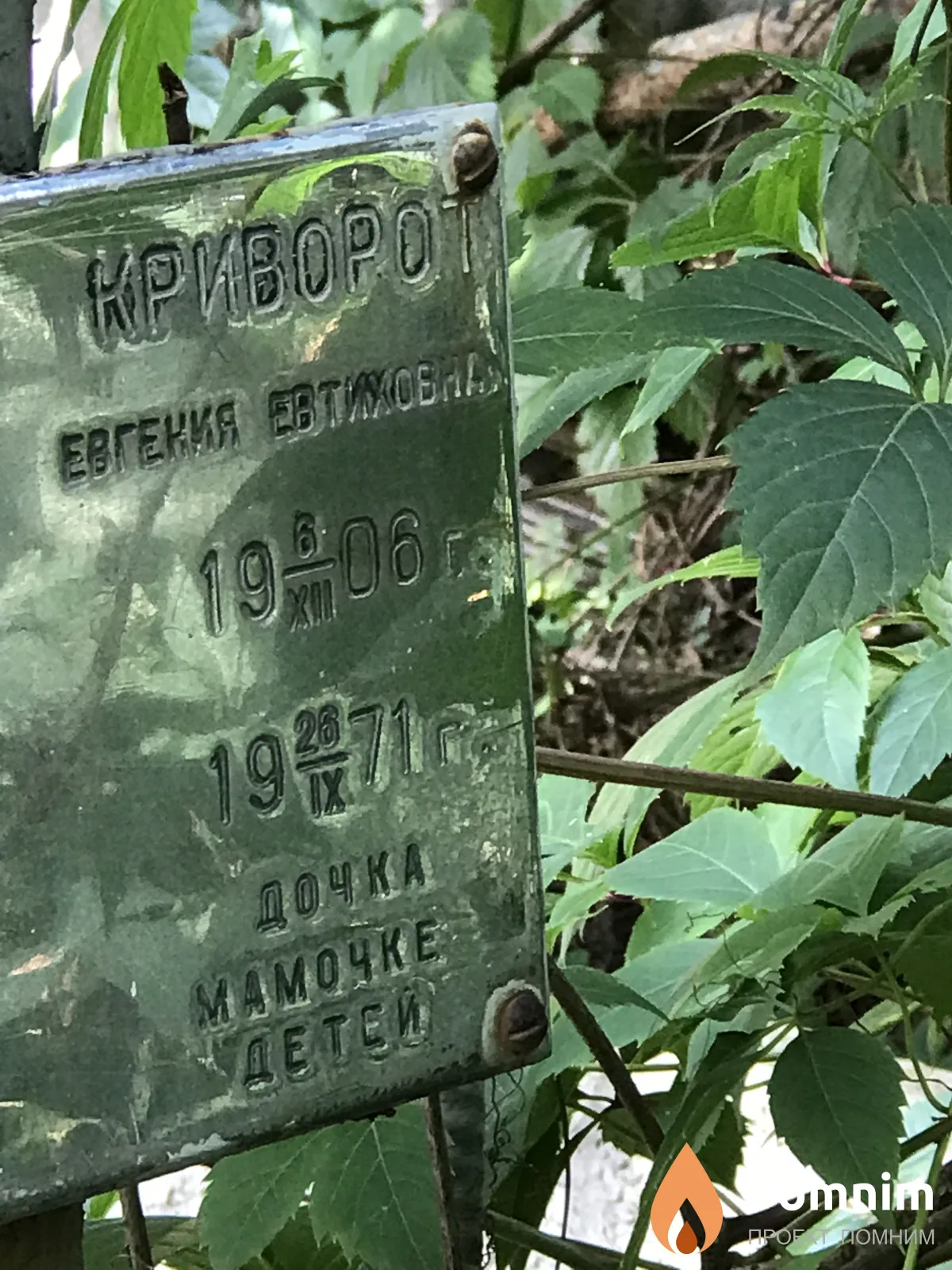 Криворот Евгения Евтиховна