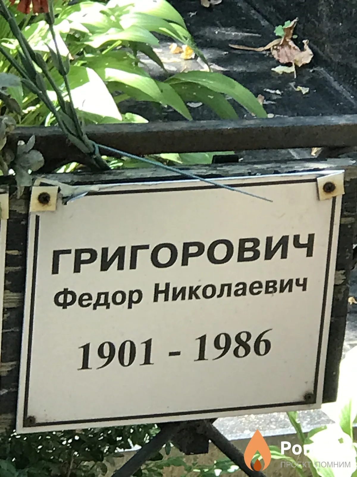 Григорович Федор Николаевич