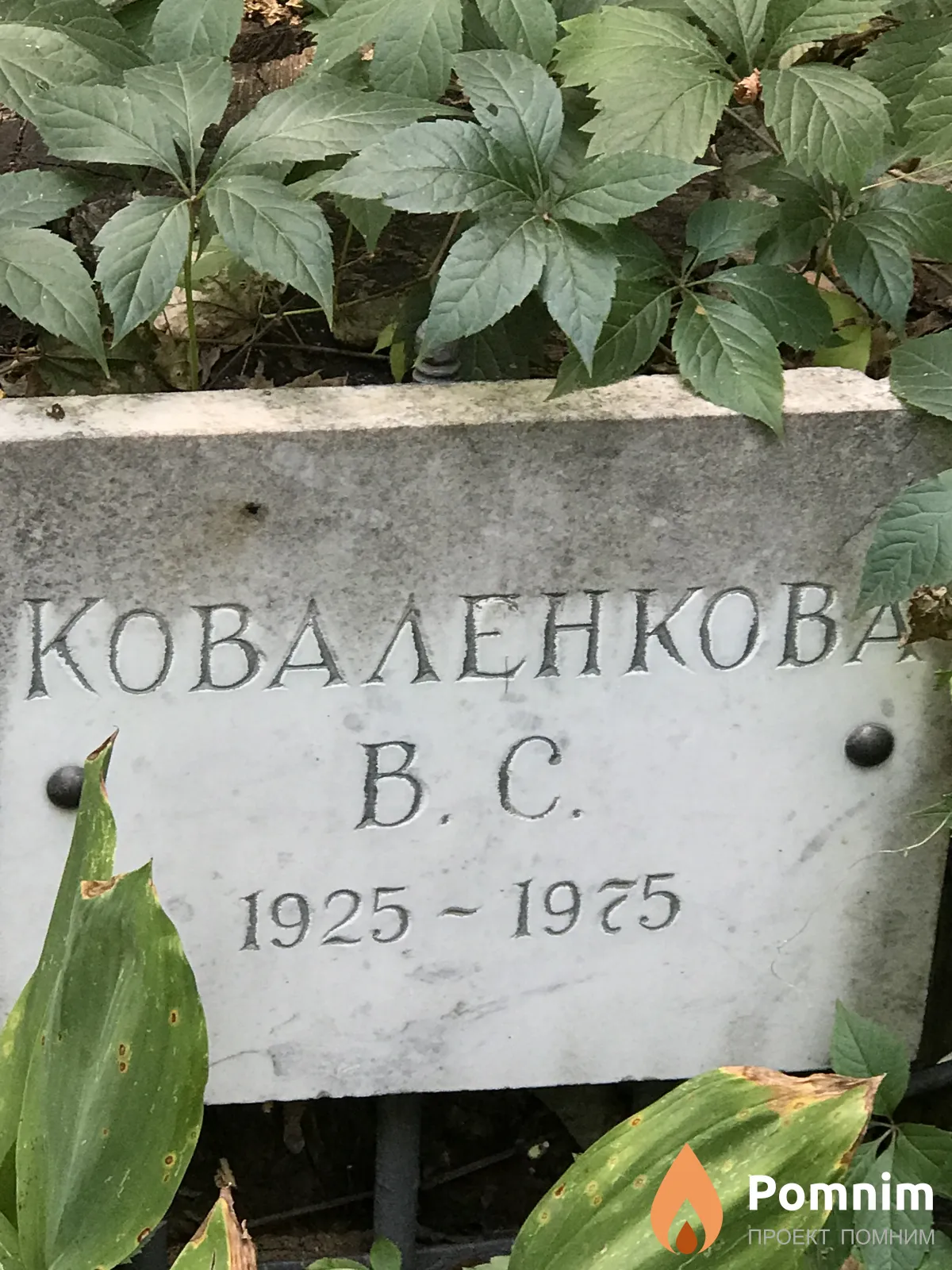 Коваленкова В С