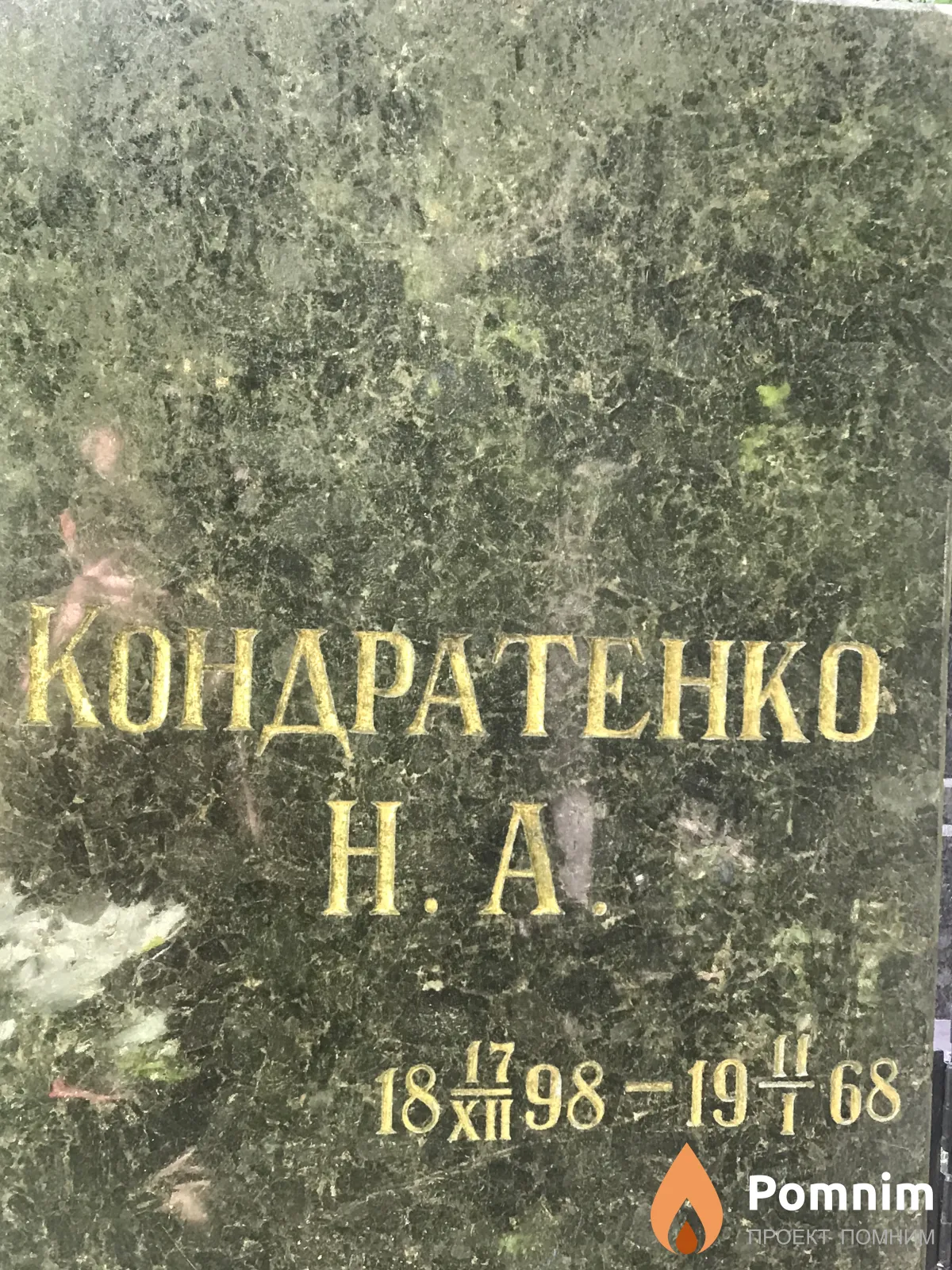 Кондратенко Н А