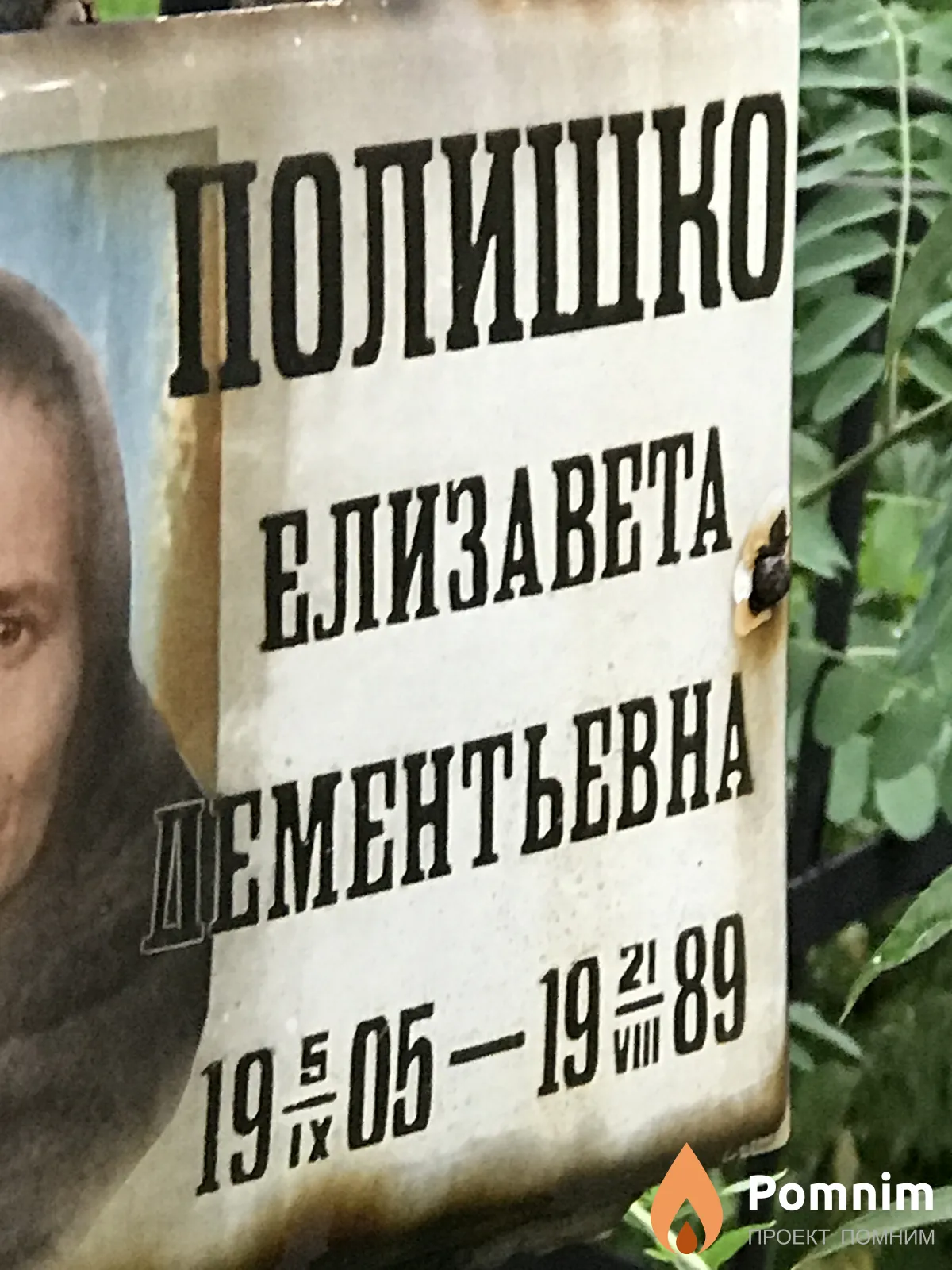 Полишко Елизавета Дементьевна