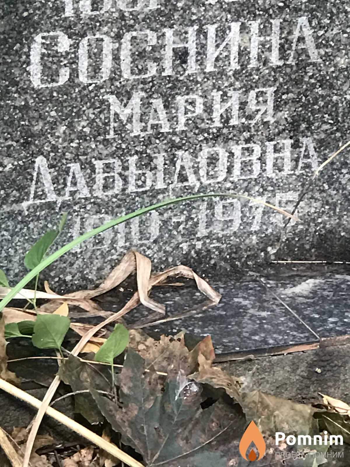 Соснина Мария Давыдовна