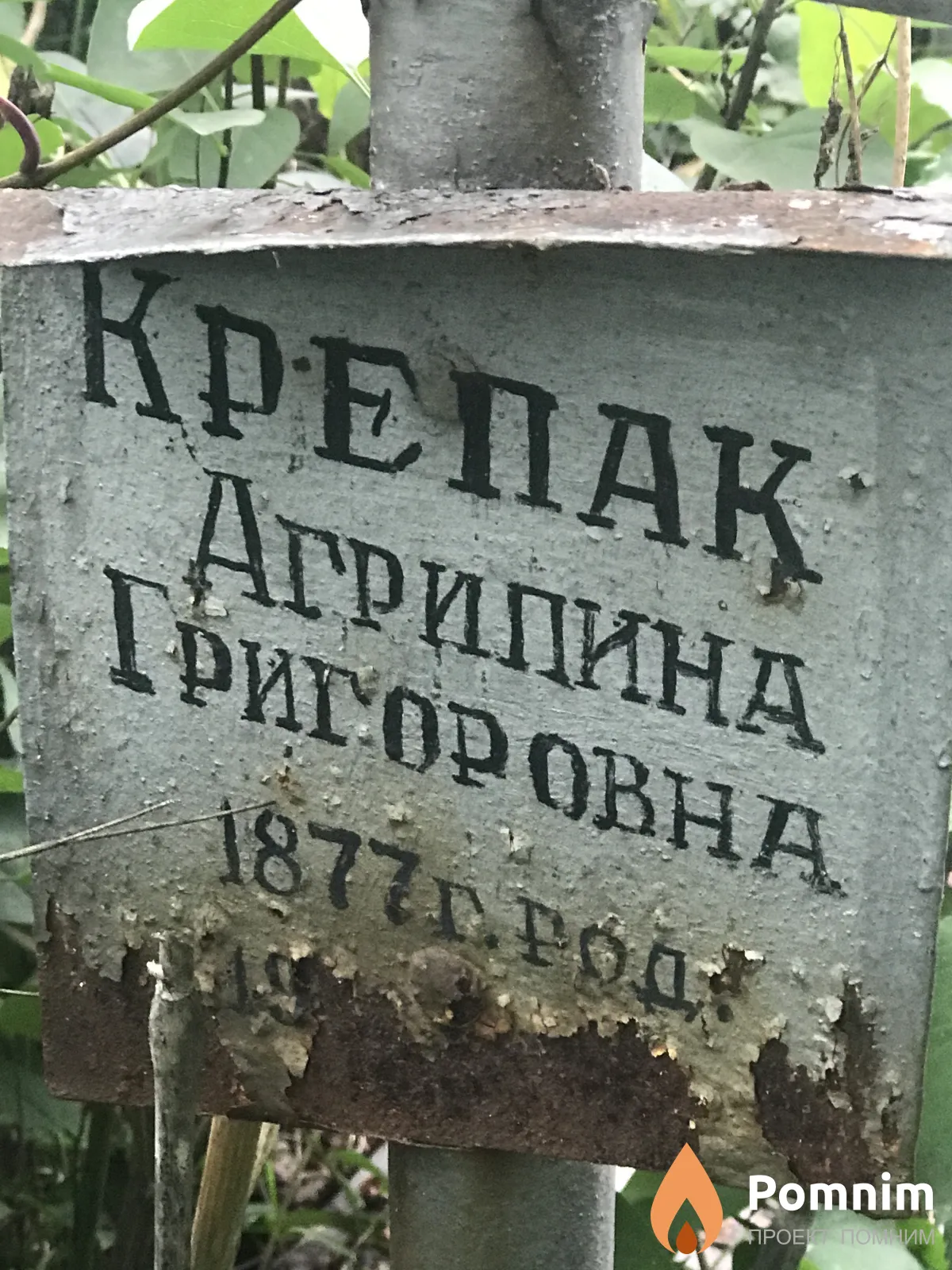 Крепак Агрипина Григорьевна