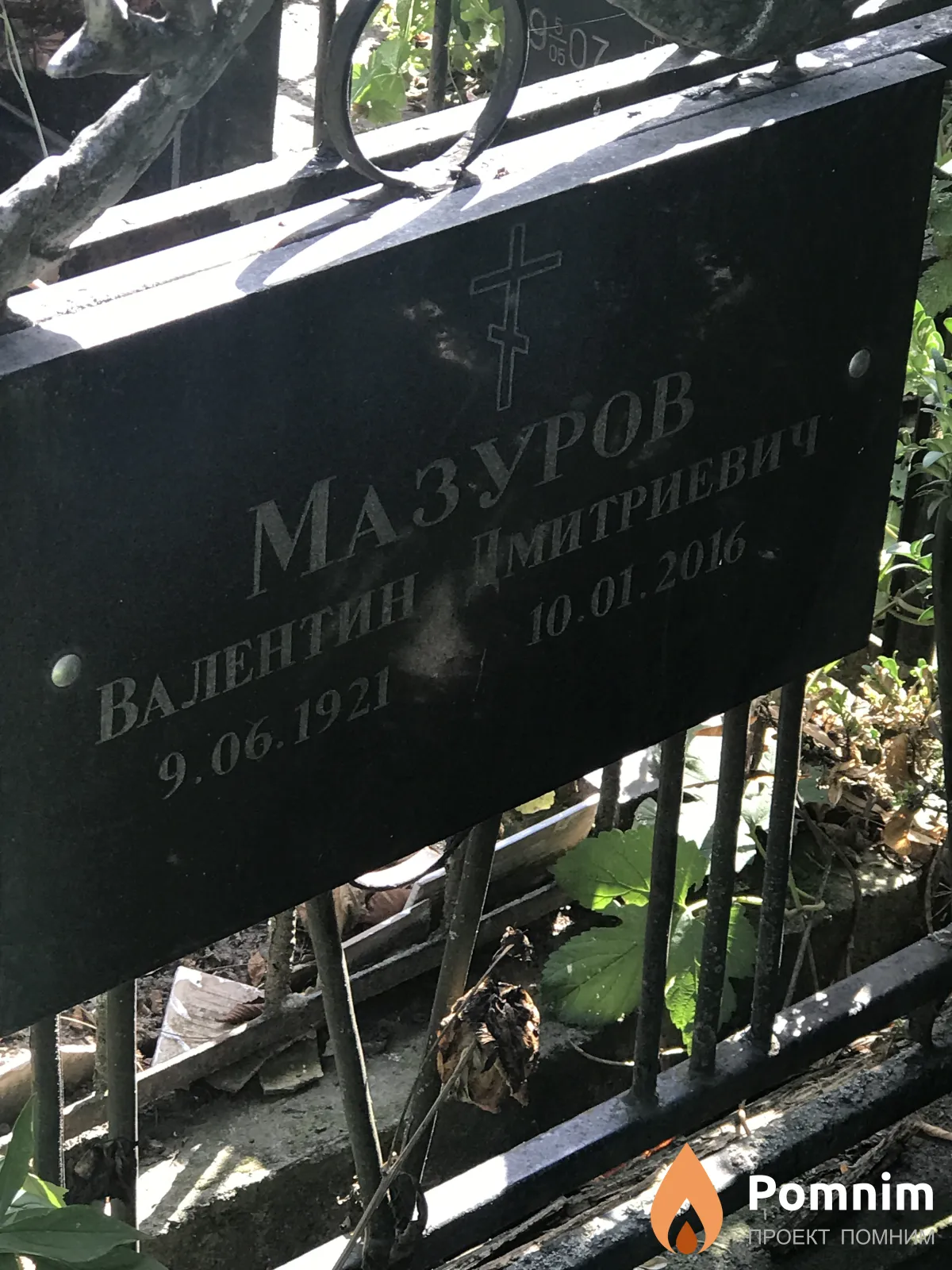 Мазуров Валентин Дмитриевич