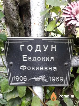 Годун Евдокия Фокиевна