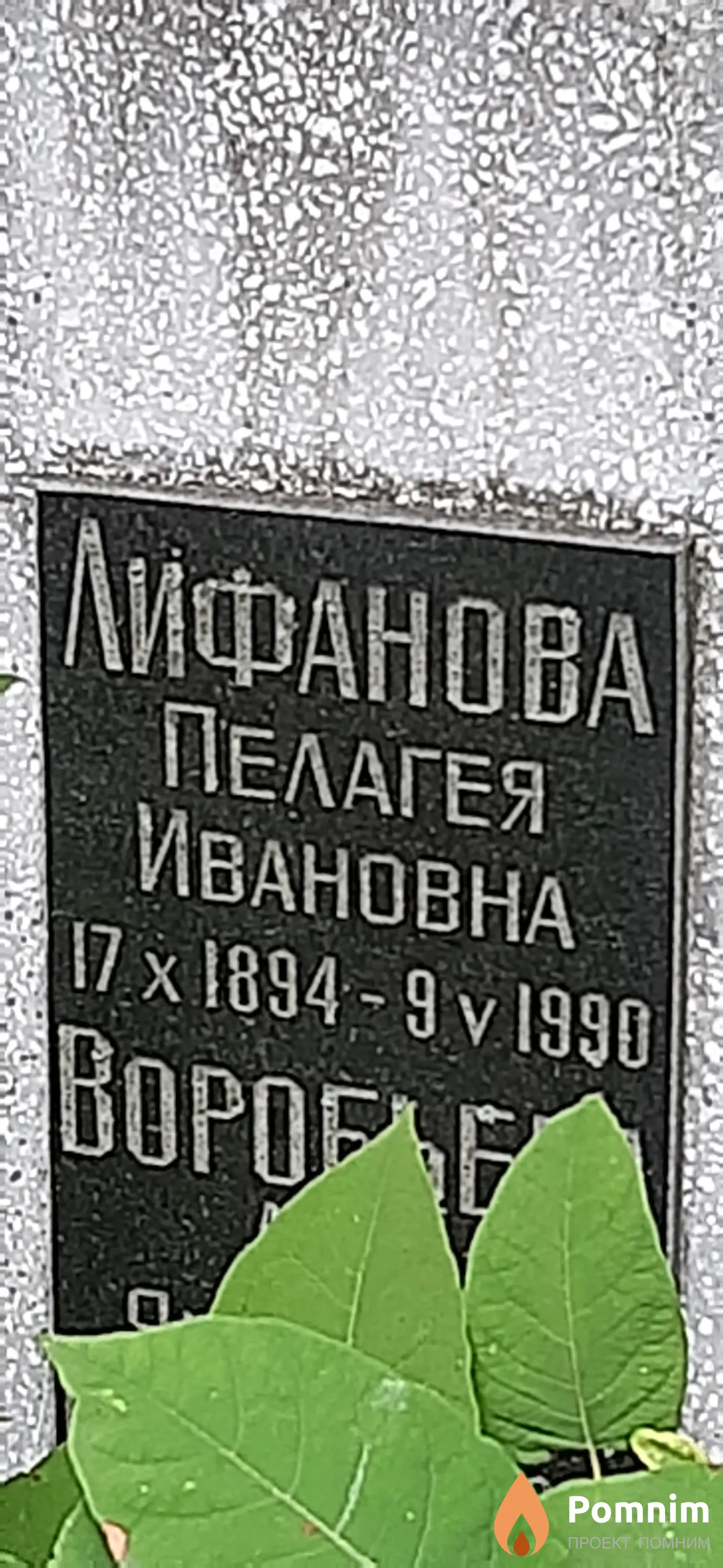 Лифанова Пелагея Ивановна
