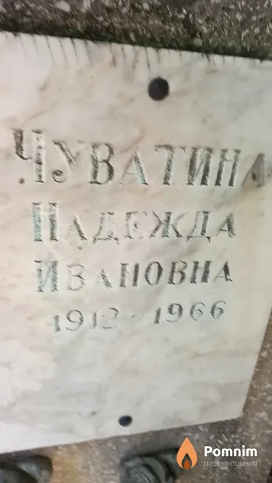 Чуватина Надежда Ивановна
