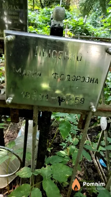Лысенко Мария Федоровна