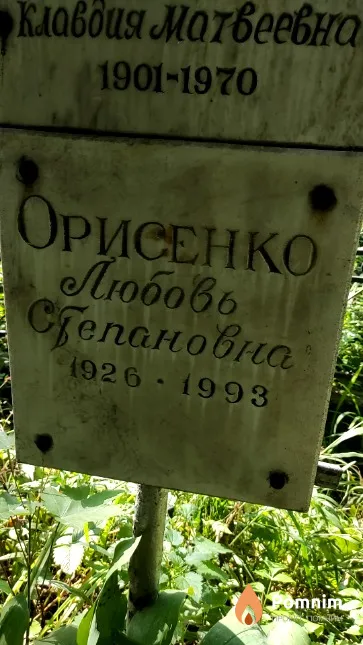 Орисенко Любовь Степановна
