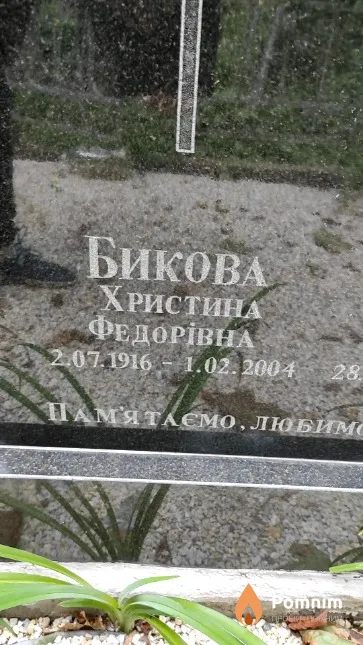 Бикова Христина Федорівна