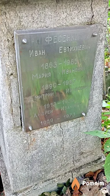 Фесенко Мария Ивановна