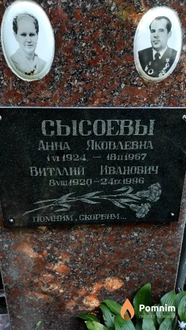 Сысоева Анна Яковлевна