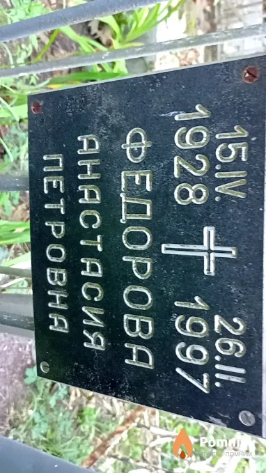 Федорова Анастасия Петровна