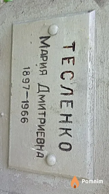 Тесленко Мария Дмитриевна