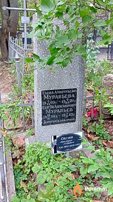 Муравьева Елена Амвросьевна