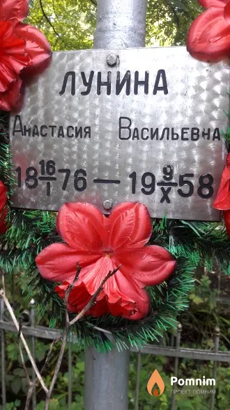 Лунина Анастасия Васильевна