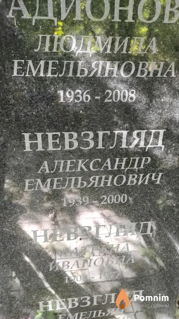 Невзгляд Александр Емельянович