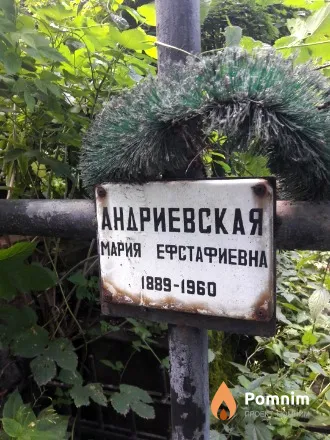 Андриевская Мария Ефстафиевна
