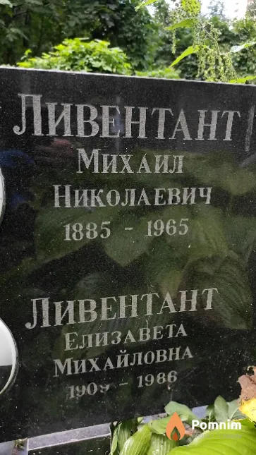 Ливентант Елизавета Михайловна