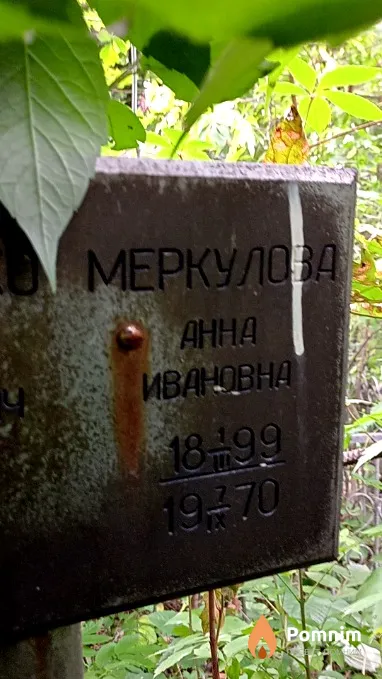 Меркулова Анна Ивановна