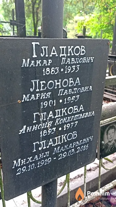 Гладков Михил Макарьевич