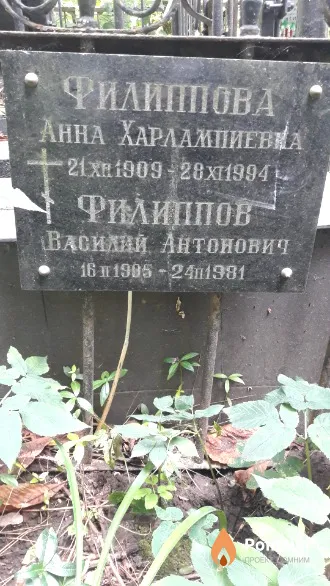 Филиппова Анна Харлампиевна