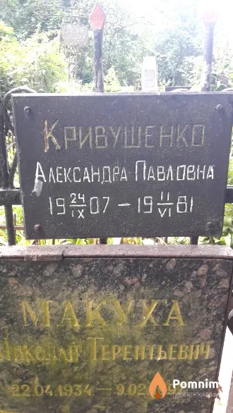 Кривушенко Александра Павловна