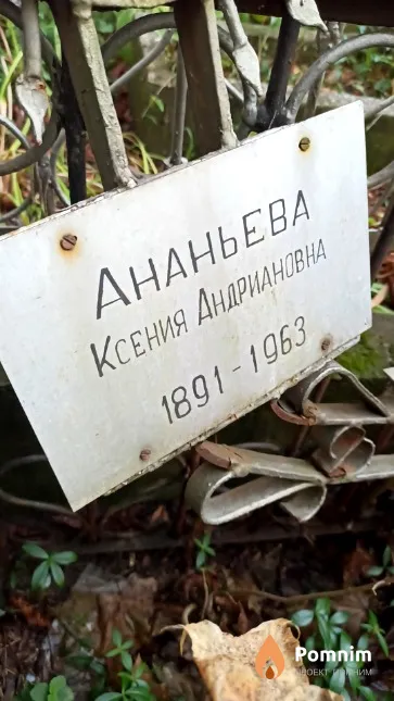 Ананьева Ксения Андриановна