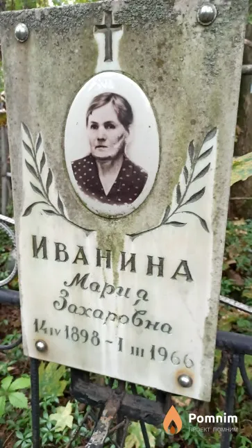 Иванина Мария Захаровна