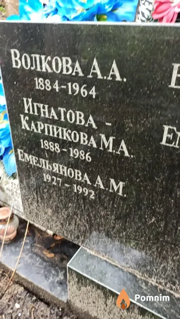 Игнатова-Карпикова М. А.
