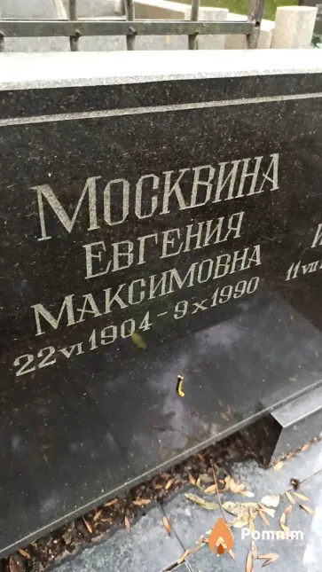 Москвина Евгения Максимовна
