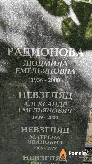 Радионова Людмила Емельяновна