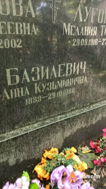 Базилевич Анна Кузьминична