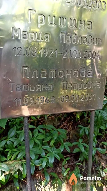 Платонова Татьяна Петровна
