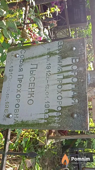 Вороная Евхимия Прохоровна