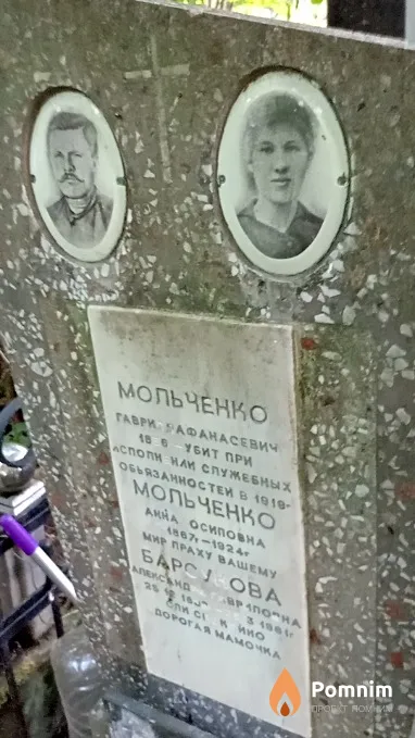 Мольченко Анна Осиповна