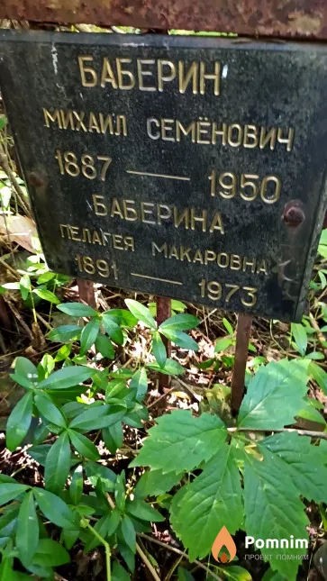 Баберина Пелагея Макаровна