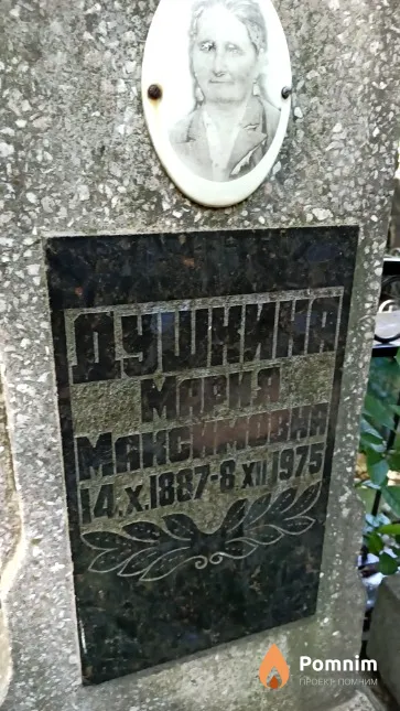 Душкина Мария Максимовна