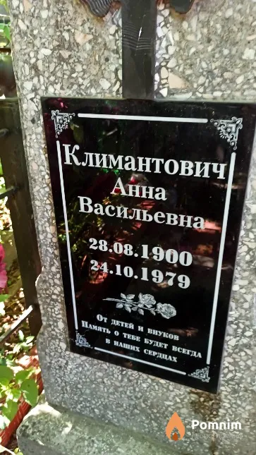 Климантович Анна Васильевна