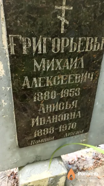 Григорьева Анисья Ивановна