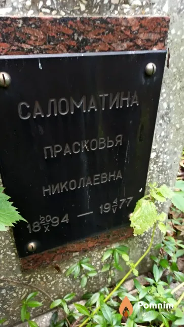 Саломатина Прасковья Николаевна