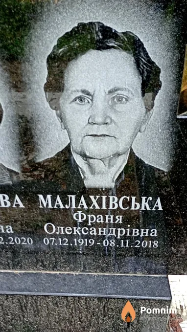 Малахівська Франя Олександрівна