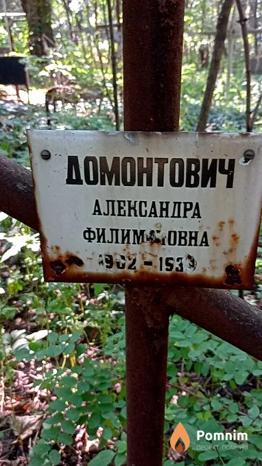 Домонтович Александра Филимовна