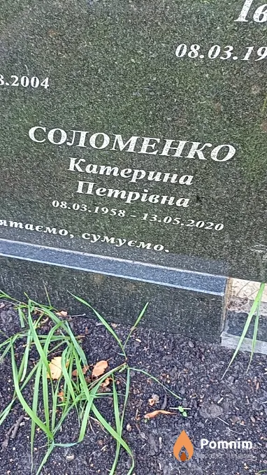 Соломенко Катерина Петрівна