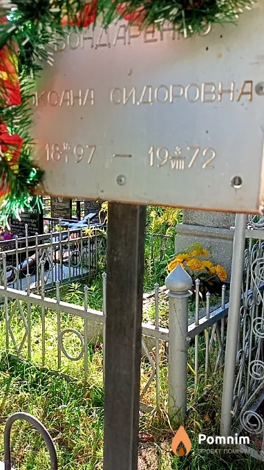 Бондаренко Оксана Сидоровна